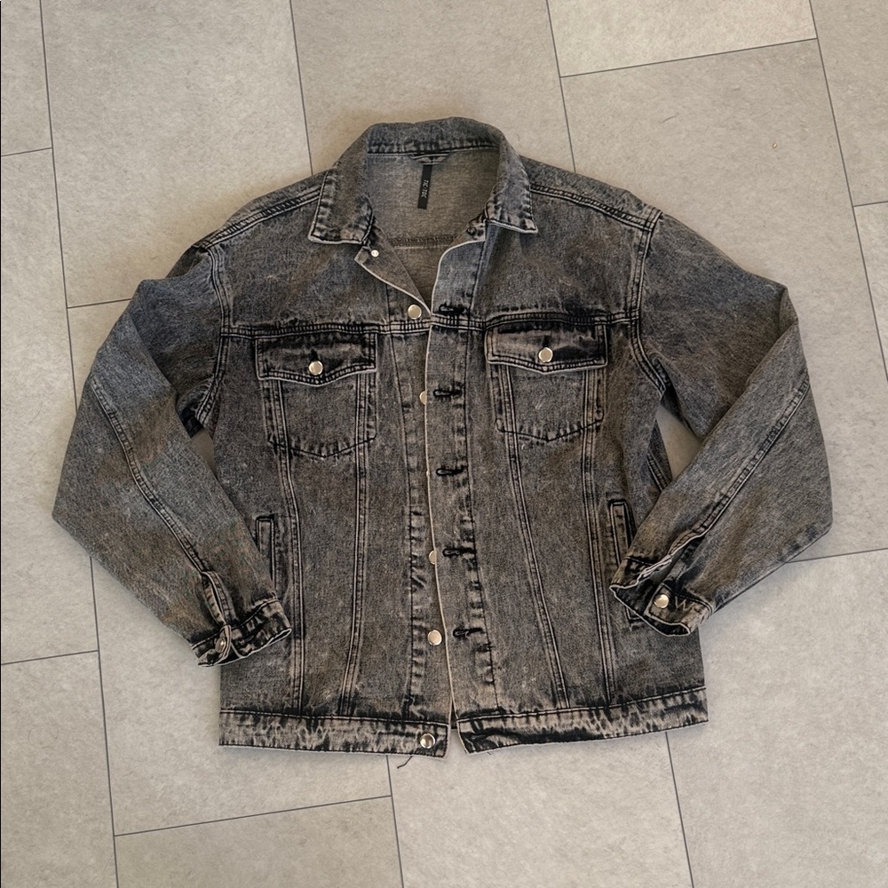 Black Denim Jacket-S